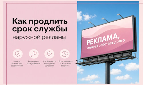Как продлить срок службы наружной рекламы в Сосновом Боре