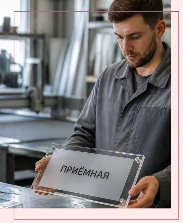 Таблички из оргстекла на заказ в Сосновом Боре от 3962 р. | Аванза-Снб