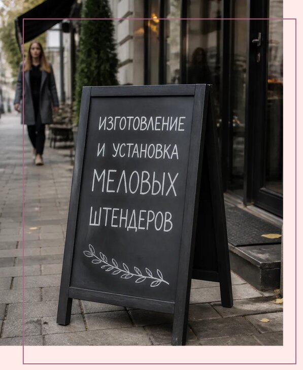 Меловые штендеры в Сосновом Боре по цене от 6603 р. | Аванза-Снб